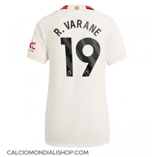 Maglie da calcio Manchester United Raphael Varane #19 Terza Maglia Femminile 2023-24 Manica Corta